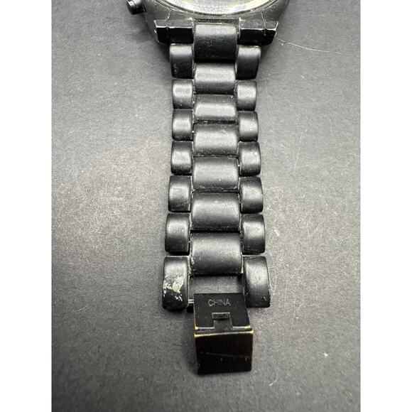 Vtg Accutime Harry Potter Marauder\'s Map Watch with GunMetal Band 41mm Sz 6\